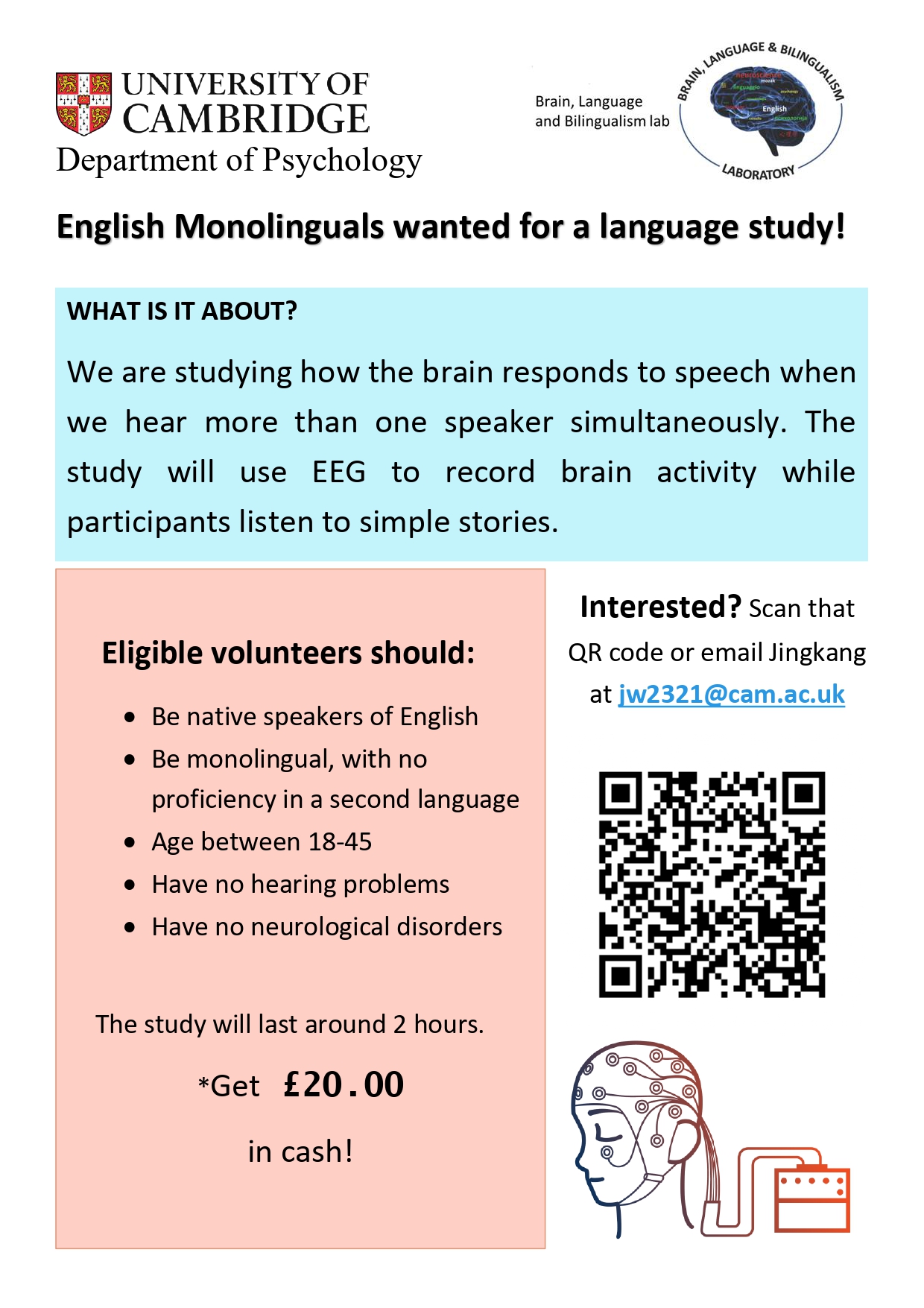 EEG study of English Monolinguals - jw2321