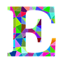 colourful E