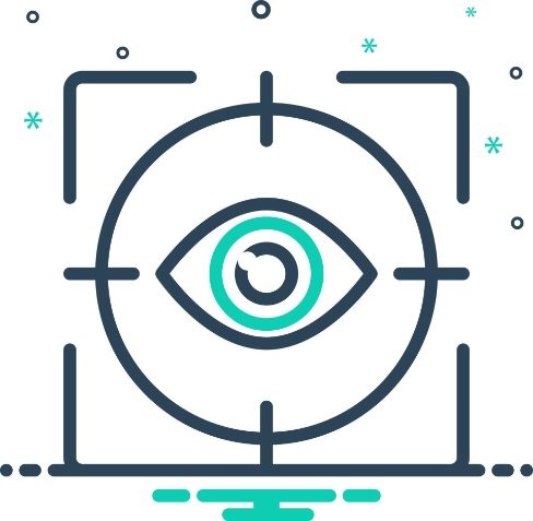 AI-generated eye-tracking logo